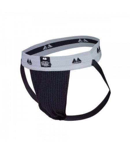 Bike Jockstrap Black with 2 Inch Waistband