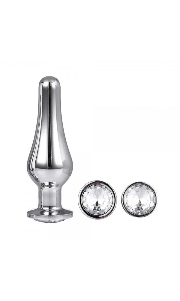Gleaming Butt Plug Set Silver