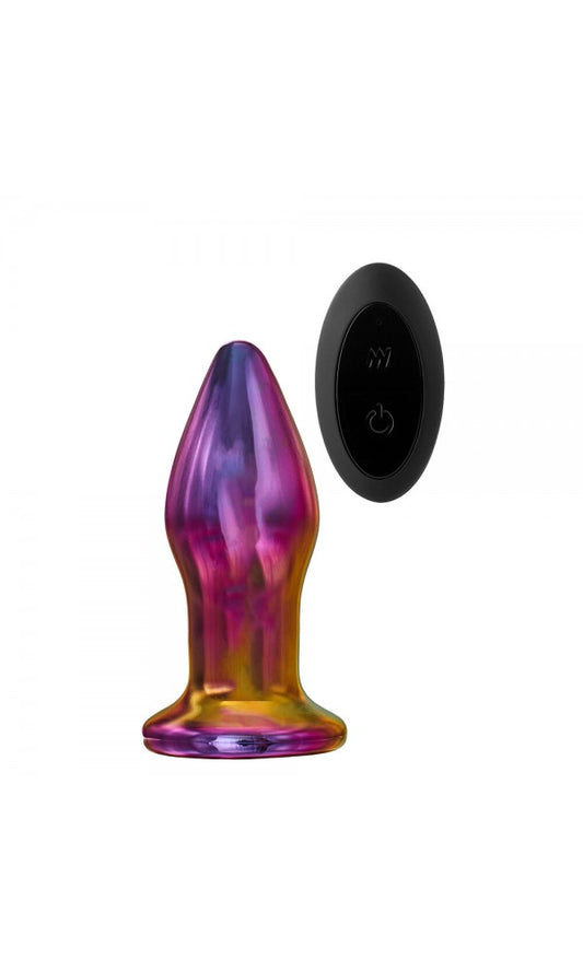 Glamour Glass Remote Control Butt Plug