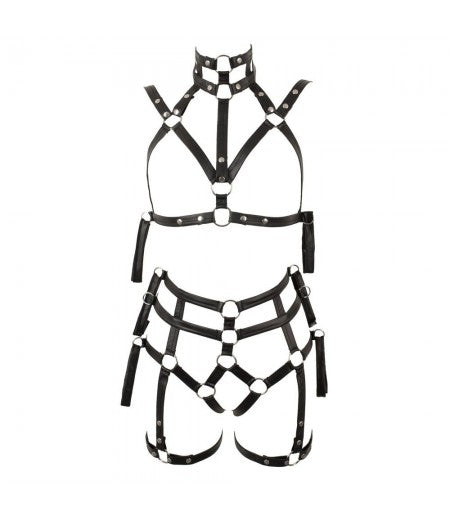 2 Piece Matt Look Bondage Set