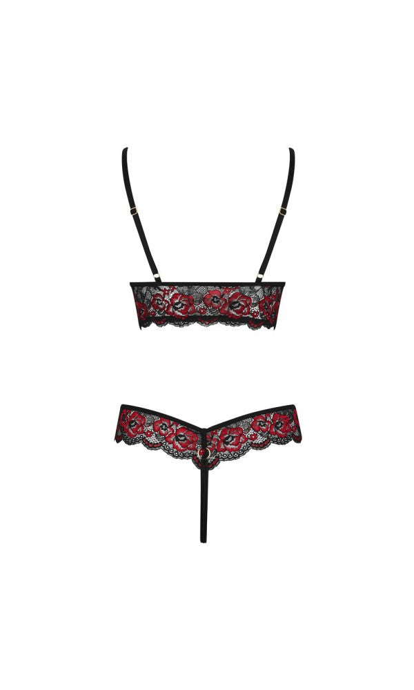 Cottelli Crotchless Body With Lace