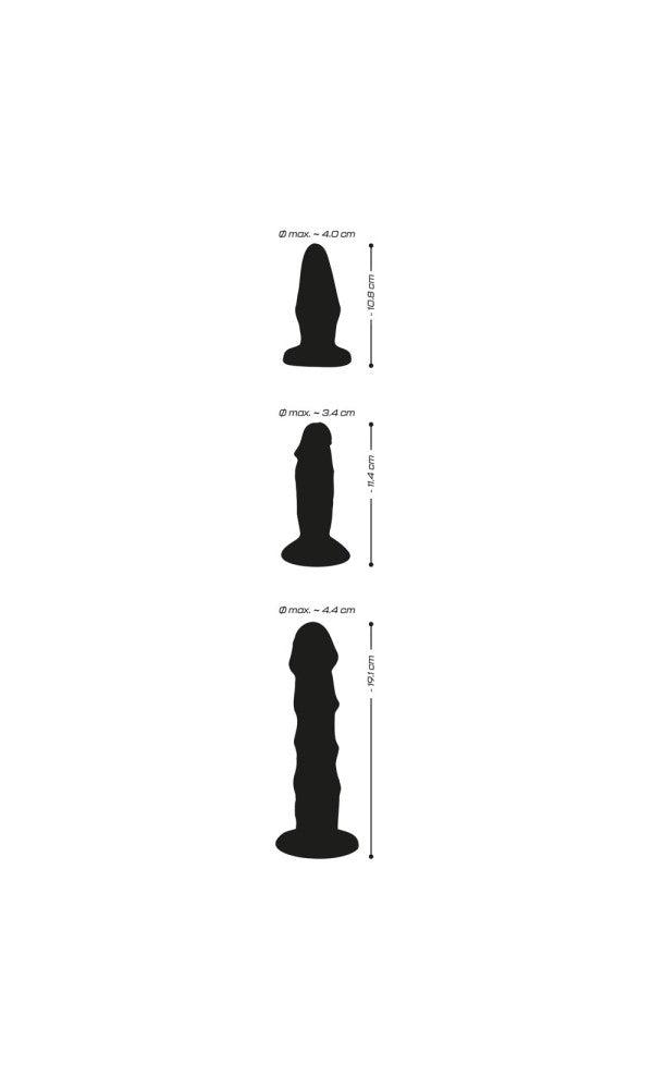 Crystal Clear Anal Training Set Pink