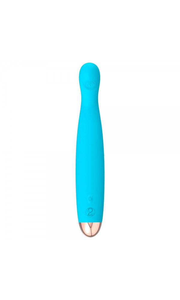 Cuties Silk Touch Rechargeable Mini Vibrator Blue