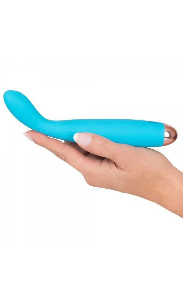 Cuties Silk Touch Rechargeable Mini Vibrator Blue