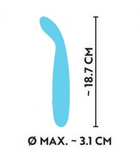Cuties Silk Touch Rechargeable Mini Vibrator Blue