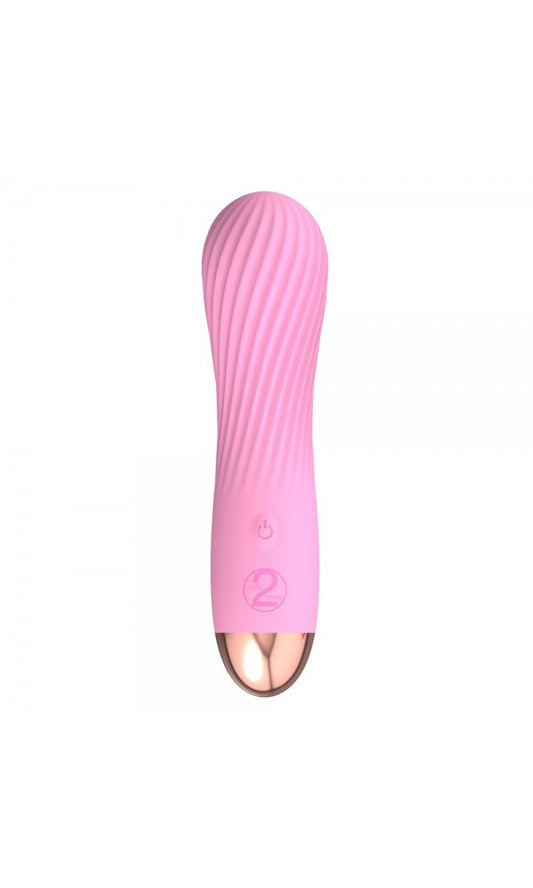 Cuties Silk Touch Rechargeable Mini Vibrator Pink