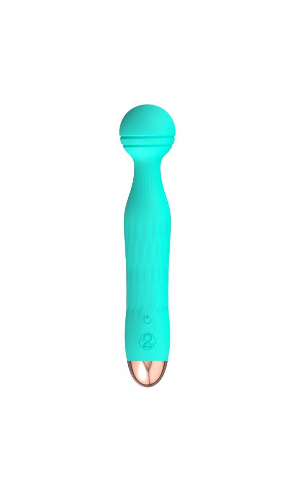 Cuties Silk Touch Rechargeable Mini Vibrator Green