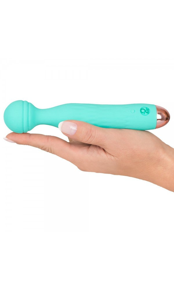 Cuties Silk Touch Rechargeable Mini Vibrator Green