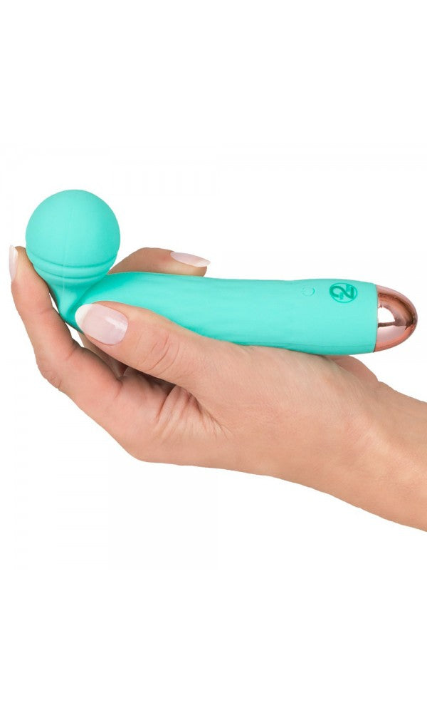 Cuties Silk Touch Rechargeable Mini Vibrator Green