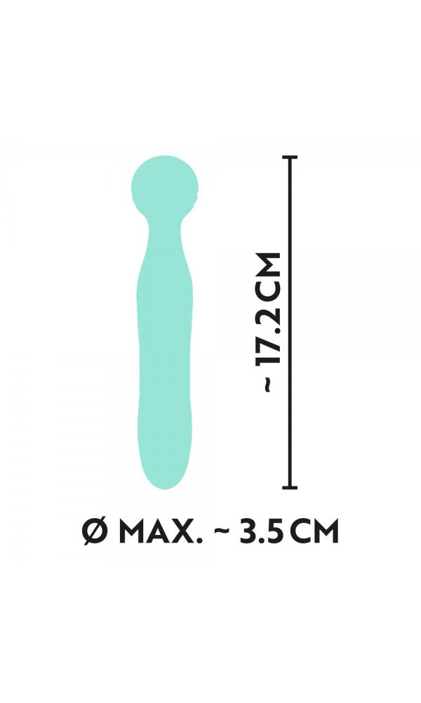 Cuties Silk Touch Rechargeable Mini Vibrator Green
