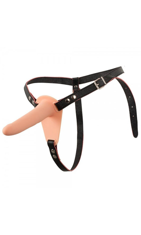 Soft Touch Silicone Rechargeable Vibrating Strap On