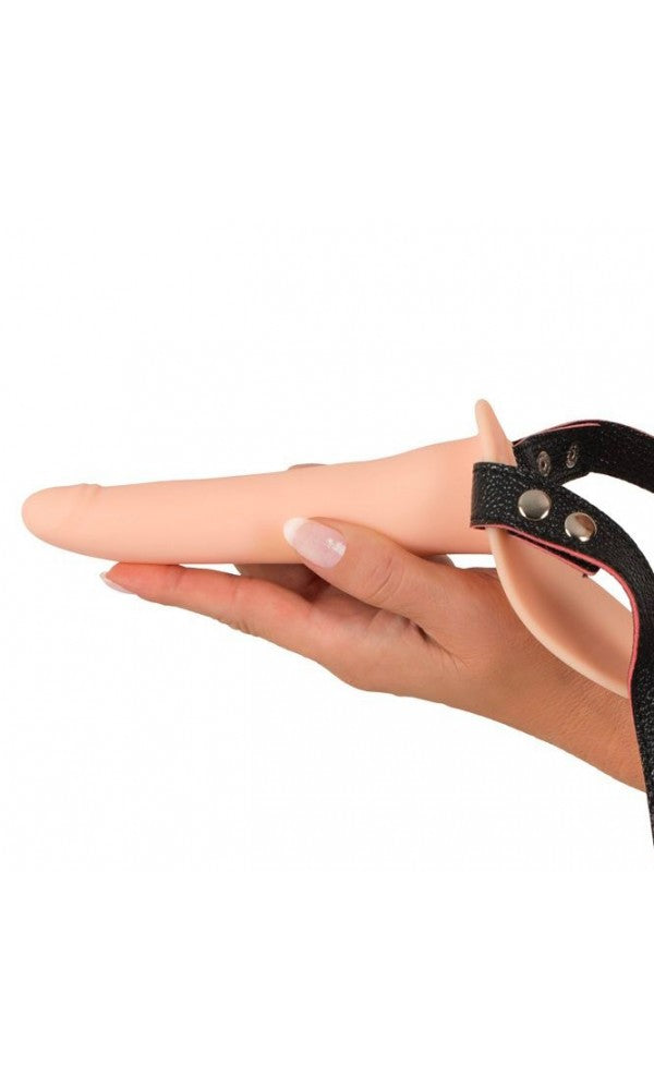 Soft Touch Silicone Rechargeable Vibrating Strap On