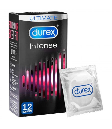 Durex Intense Ribbed And Dotted Condoms 12 Pack