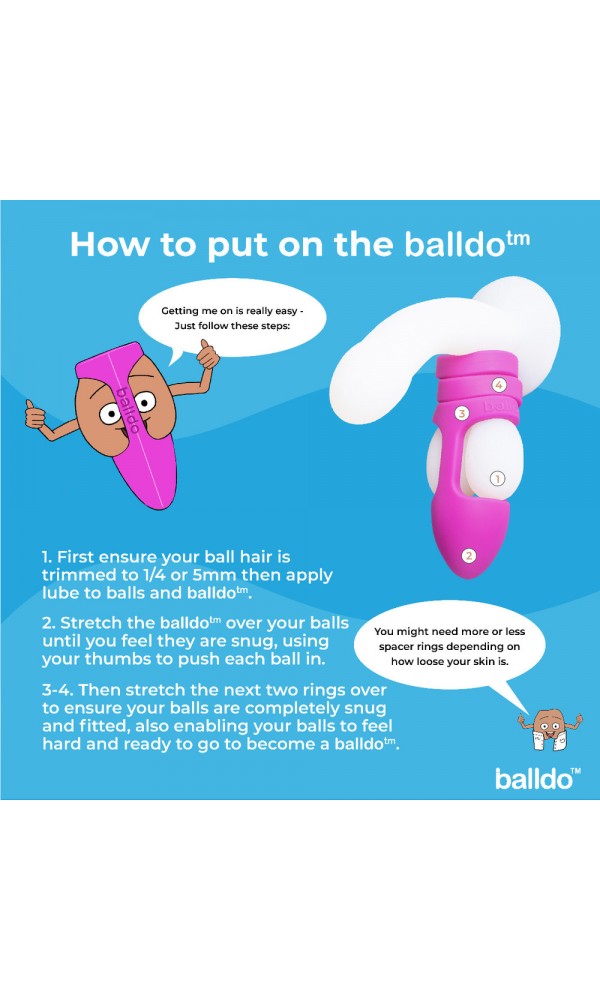 Balldo The Worlds First Ball Dildo Purple