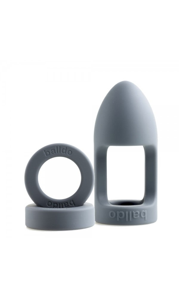 Balldo The Worlds First Ball Dildo Steel Grey