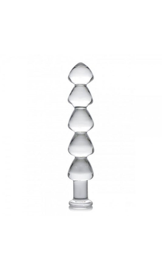 Master Series Drops Anal Links Glass Dildo