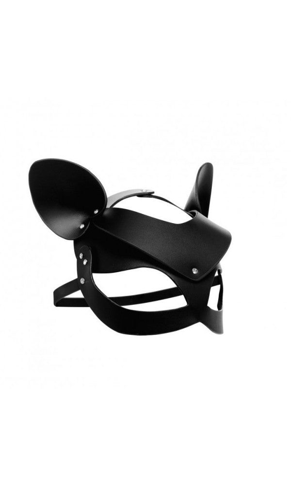 Master Series Bad Kitten Leather Cat Mask
