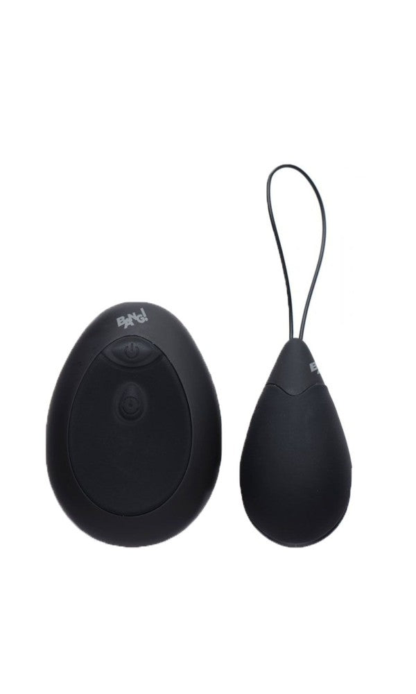 10X Silicone Vibrating Egg Black