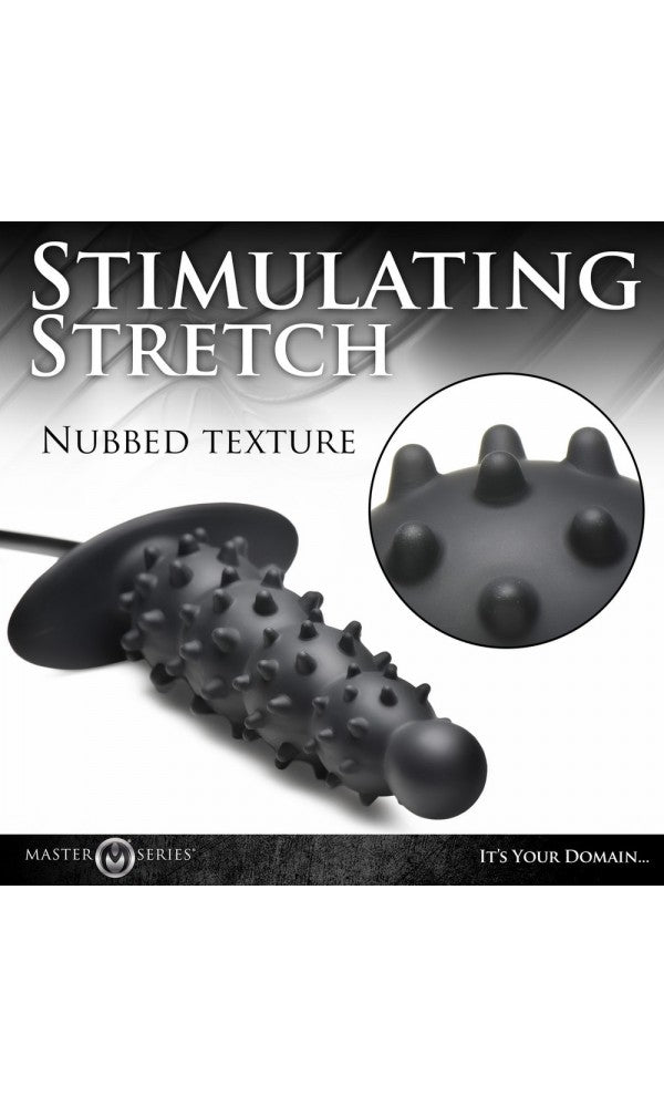 Ass Puffer Nubbed Inflatable Anal Plug