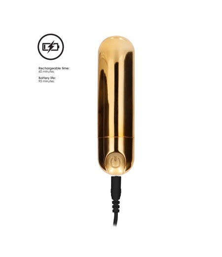 10 speed Rechargeable Bullet Gold