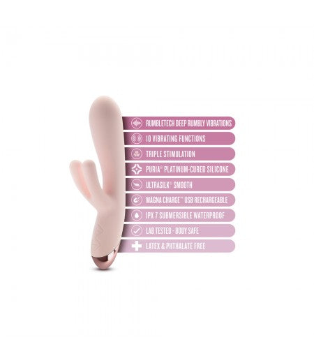 Blush Elora Pink Triple Stimulation Vibe