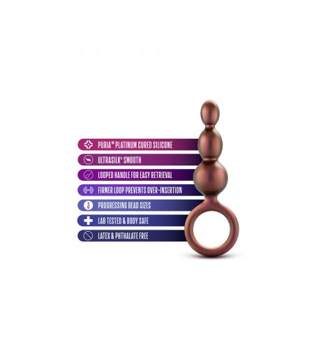 Anal Adventures Matrix Beaded Loop Butt Plug