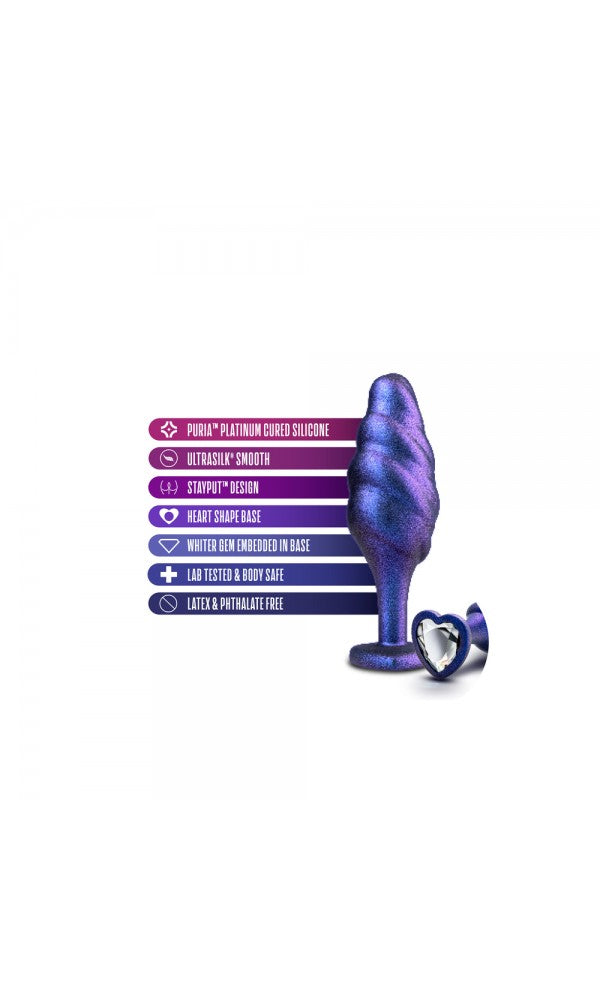 Anal Adventures Matrix Bumped Bling Butt Plug