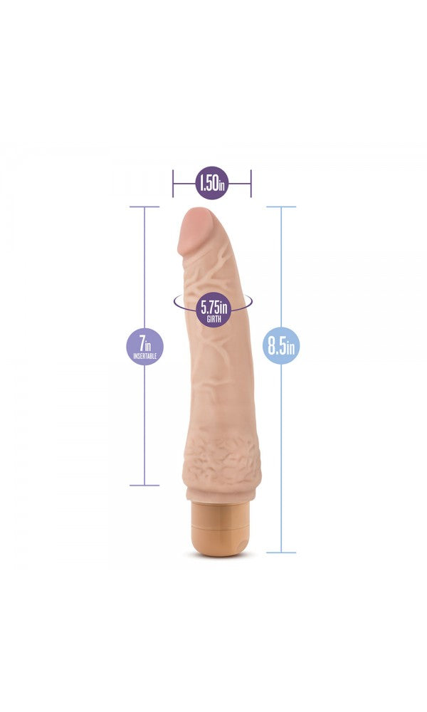 Dr. Skin Cock Vibe 7 Vibrating Cock 8.5 Inches