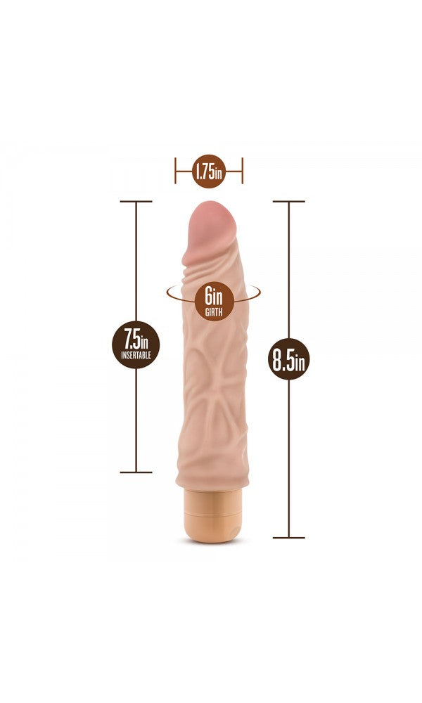 Dr. Skin Cock Vibe 10 Vibrating Dildo 8.5 Inches