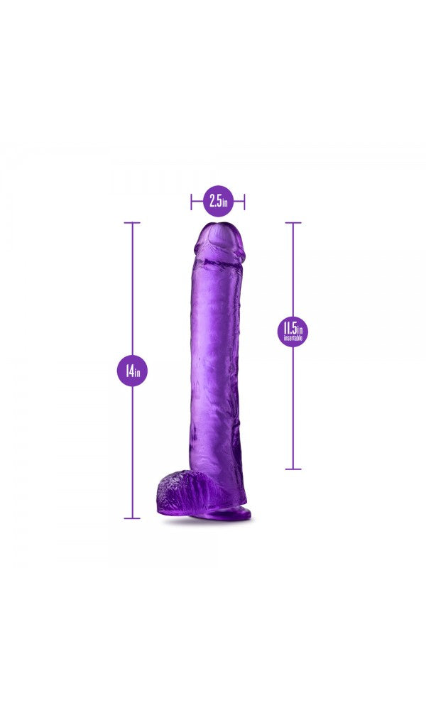B Yours Plus Hefty N Hung 14 Inch Dildo