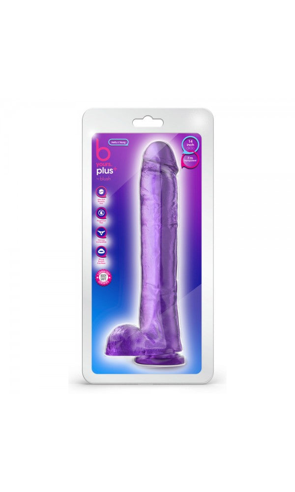 B Yours Plus Hefty N Hung 14 Inch Dildo