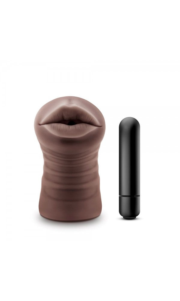 Hot Chocolate Heather Mouth Vibrating Masturbator