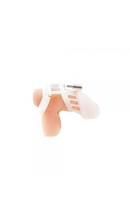 Blue Line Silicone Chastity Cage