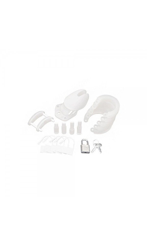 Blue Line Silicone Chastity Cage