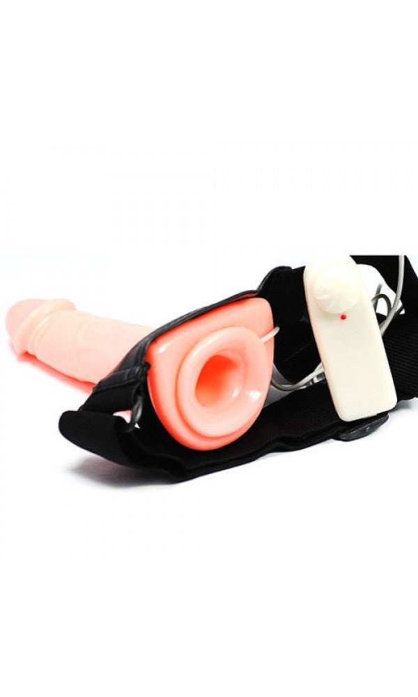 Easy StrapOn Hollow Vibrator