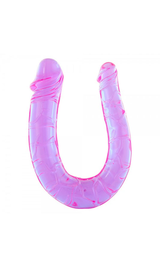 Double Mini Twin Head Jelly Penis Dildo