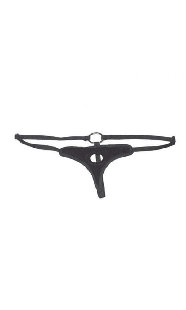 Lux Fetish Velvet Bikini Strap On Harness