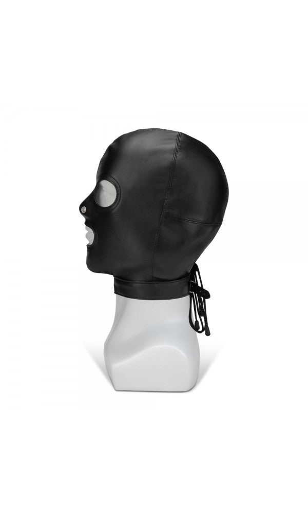 Me You Us Black Hood With Eyes Nose Mouth
