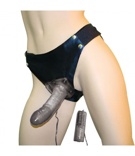 Crystal Jelly Power Cock Strap On Vibrating Dildo