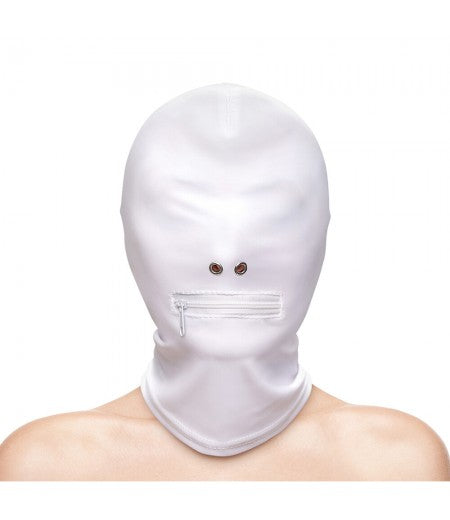 Fetish and Fashion Zipped Mouth Hood