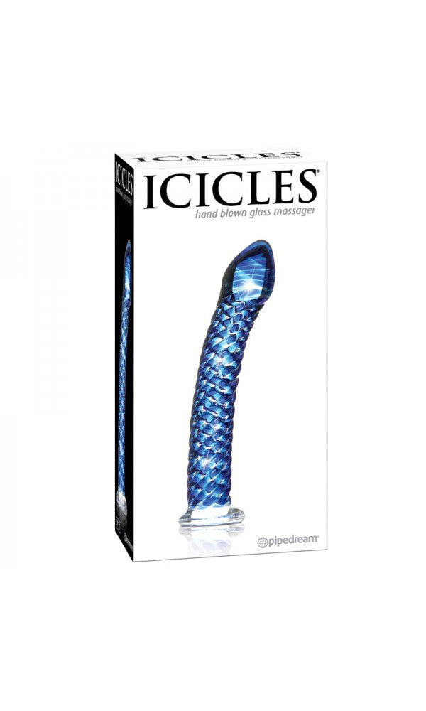 Icicles 29 Hand Blown Glass Massager