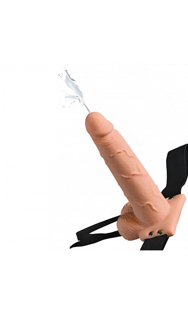 Fetish Fantasy 7.5 Inch Hollow Squirting Strapon