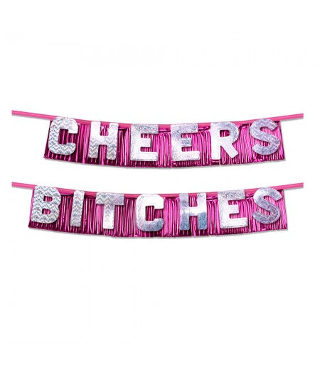 Bachelorette Party Favours Cheers Bitches Party Banner