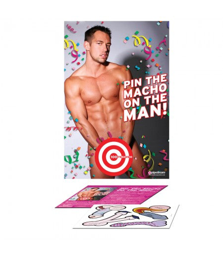 Bachelorette Party Favors Pin The Macho On The Man
