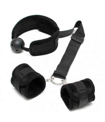 Breathable Mouth Gag With Cuffs