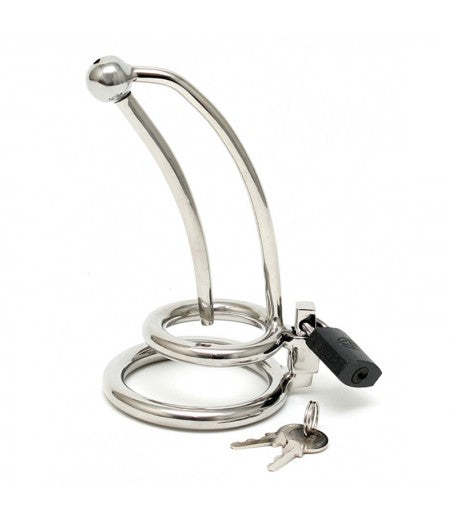 Chastity Penis Lock Curved With Urethral Tube