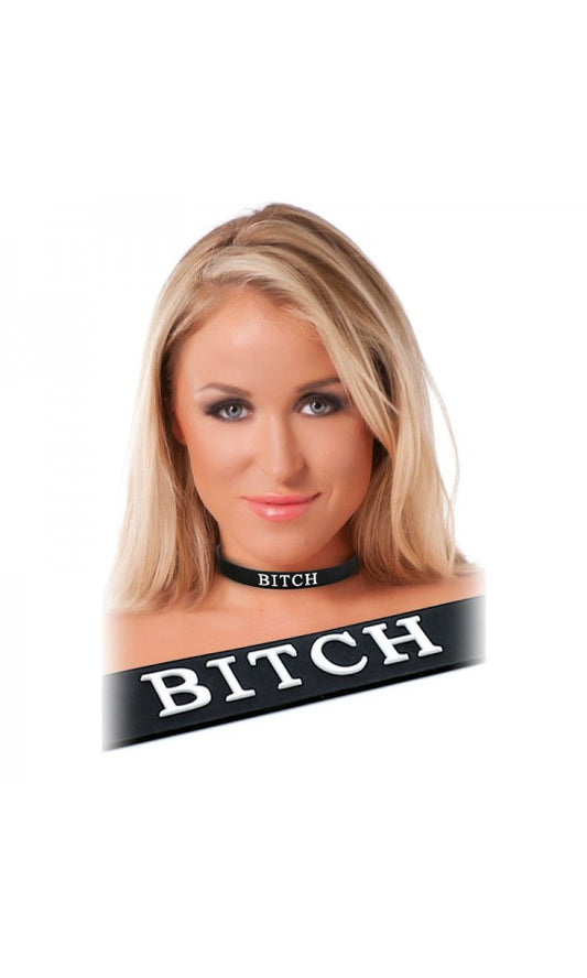 Black Silicone Bitch Collar