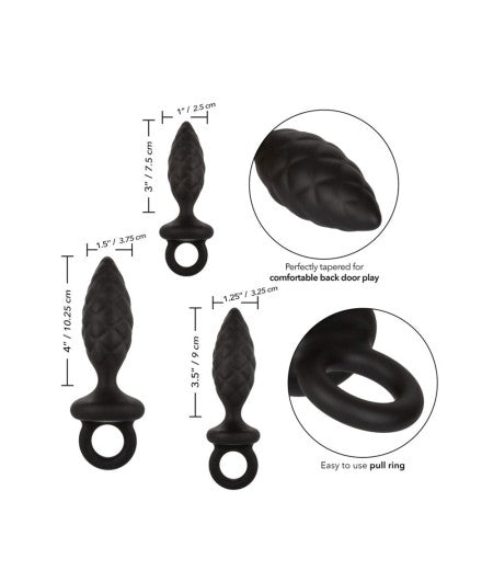 3 Piece Silicone Anal Probe Kit