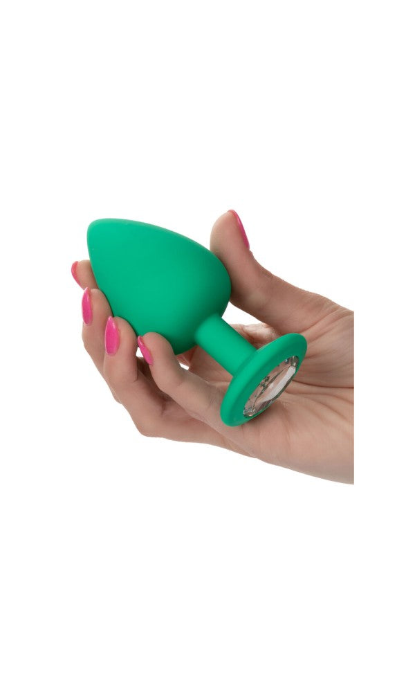 Cheeky Gems Butt Plugs 3 Piece Set Green