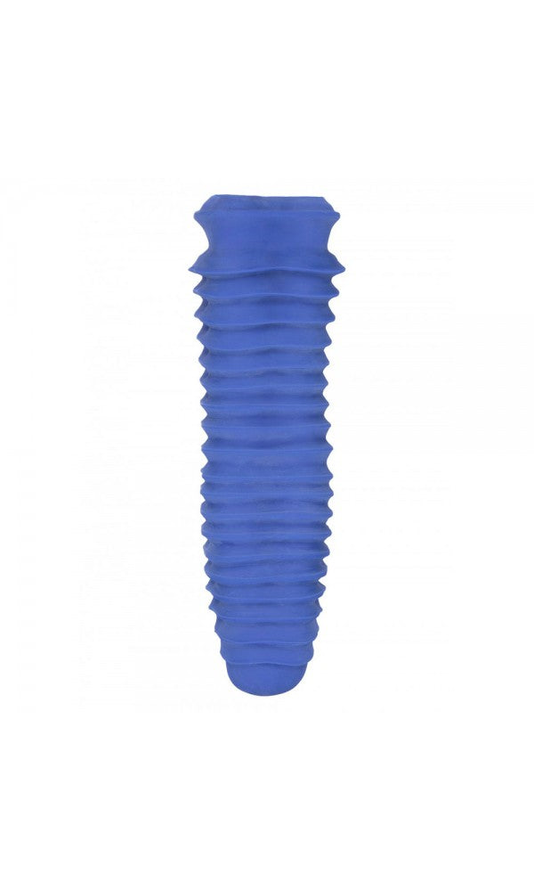 Apollo Stroker Closed End Textured Masturbator Blue